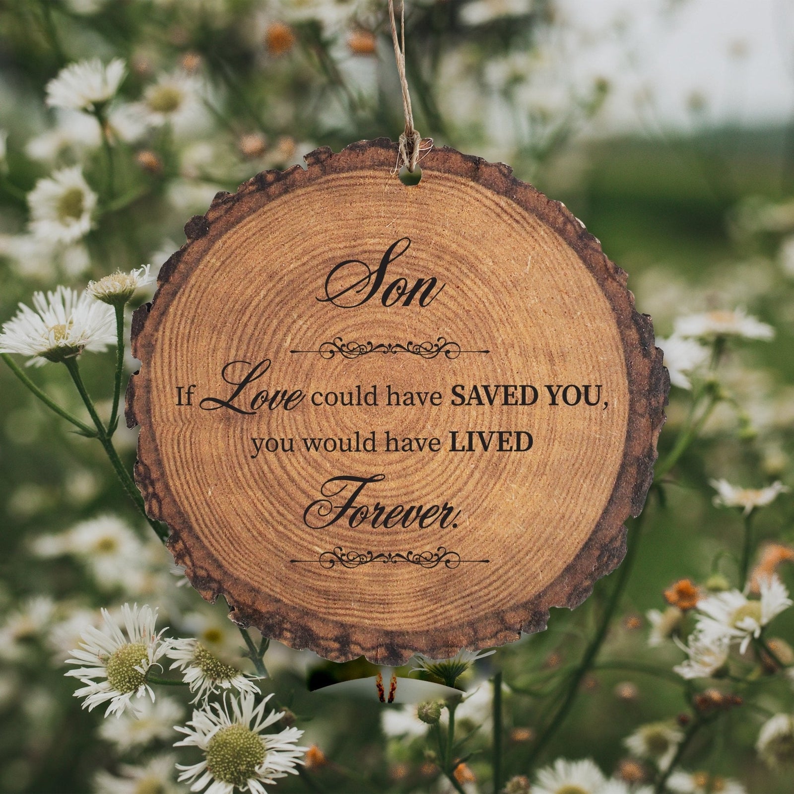 Hanging Memorial Bereavement Barky Ornament for Loss of Loved One - If Love Could - LifeSong Milestones