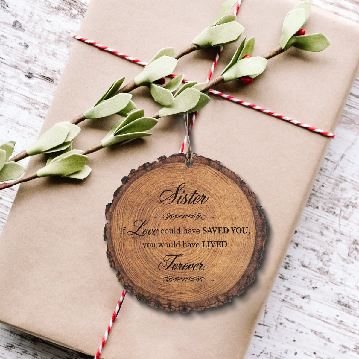 Hanging Memorial Bereavement Barky Ornament for Loss of Loved One - If Love Could - LifeSong Milestones