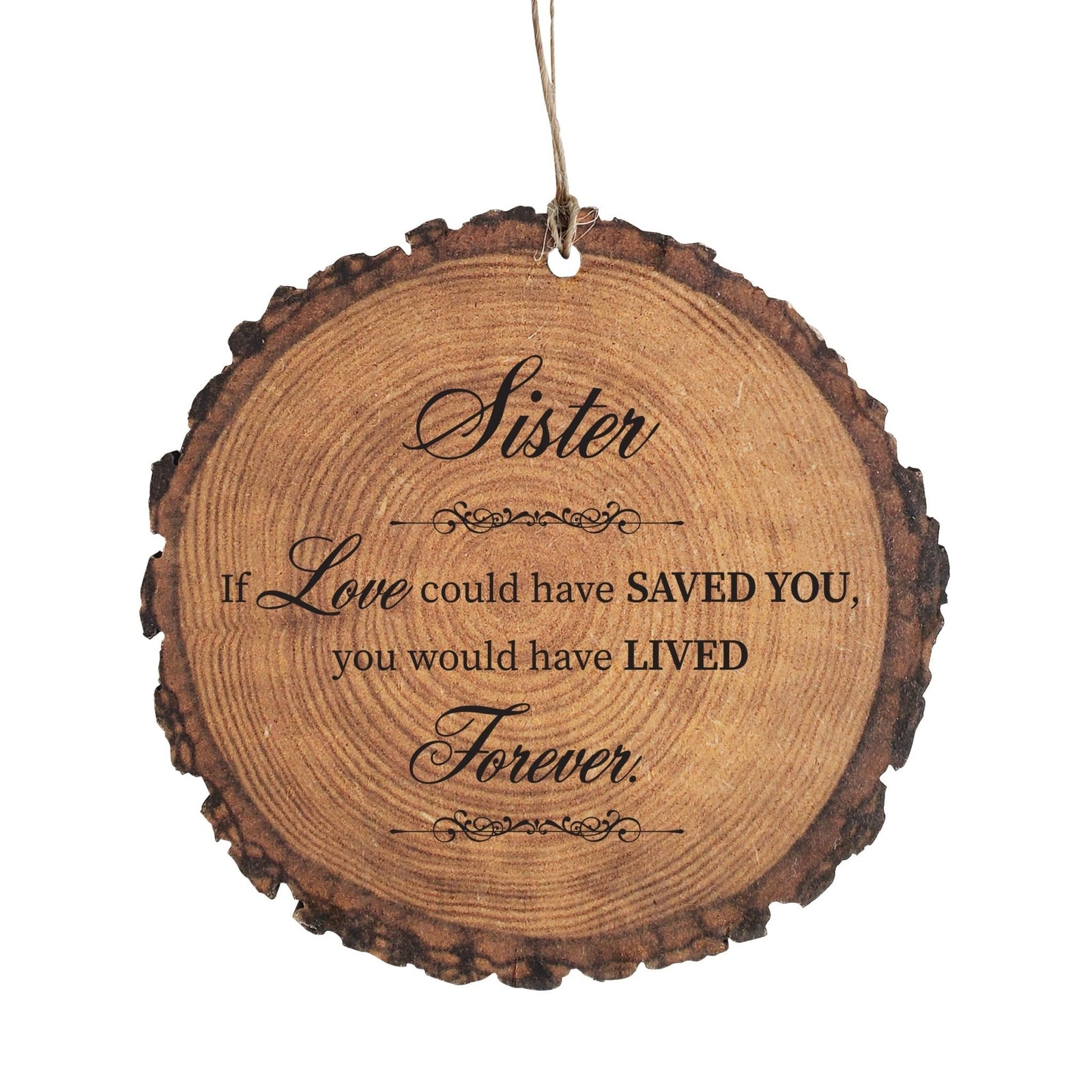 Hanging Memorial Bereavement Barky Ornament for Loss of Loved One - If Love Could - LifeSong Milestones
