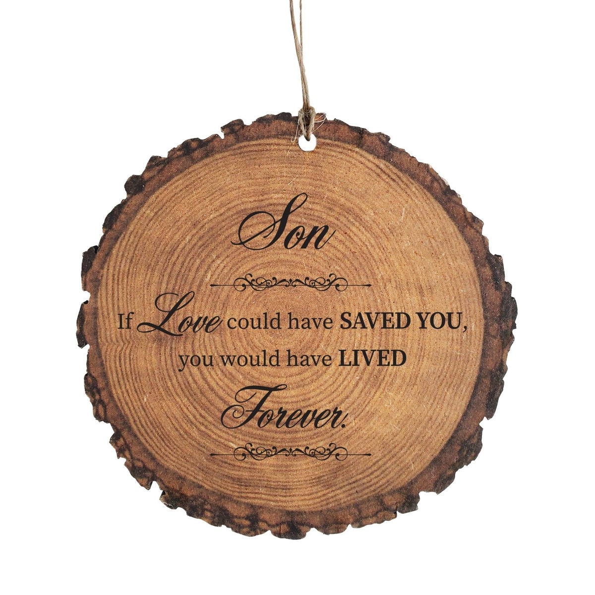 Hanging Memorial Bereavement Barky Ornament for Loss of Loved One - If Love Could - LifeSong Milestones
