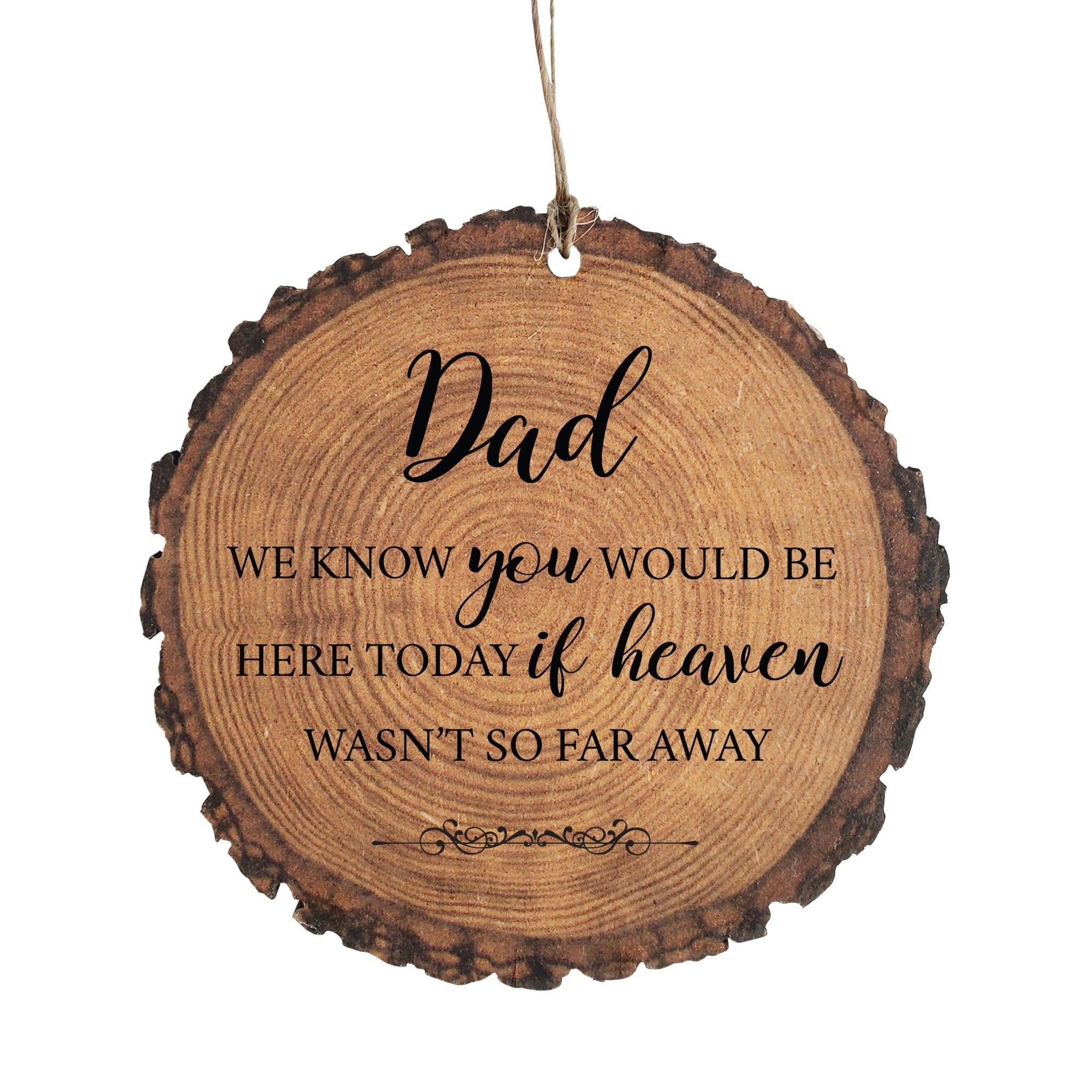 Hanging Memorial Bereavement Barky Ornament for Loss of Loved One - We Know You Would - LifeSong Milestones