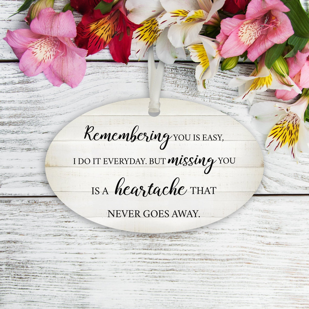 Hanging Memorial Bereavement Ornament for Loss of Loved One - LifeSong Milestones