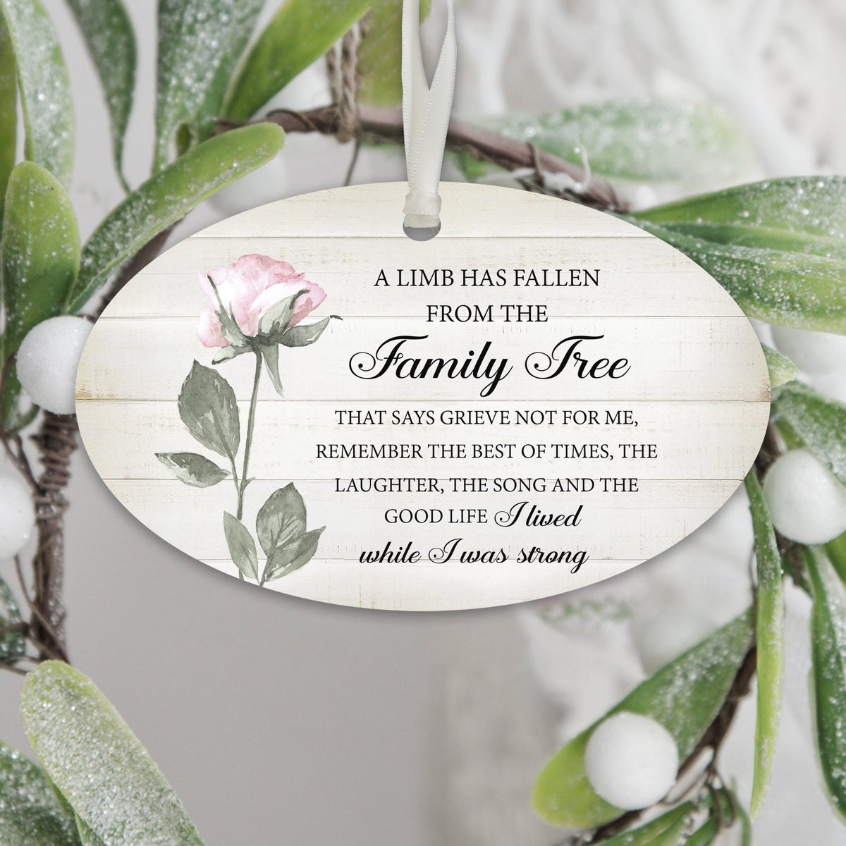 Hanging Memorial Bereavement Ornament for Loss of Loved One - LifeSong Milestones