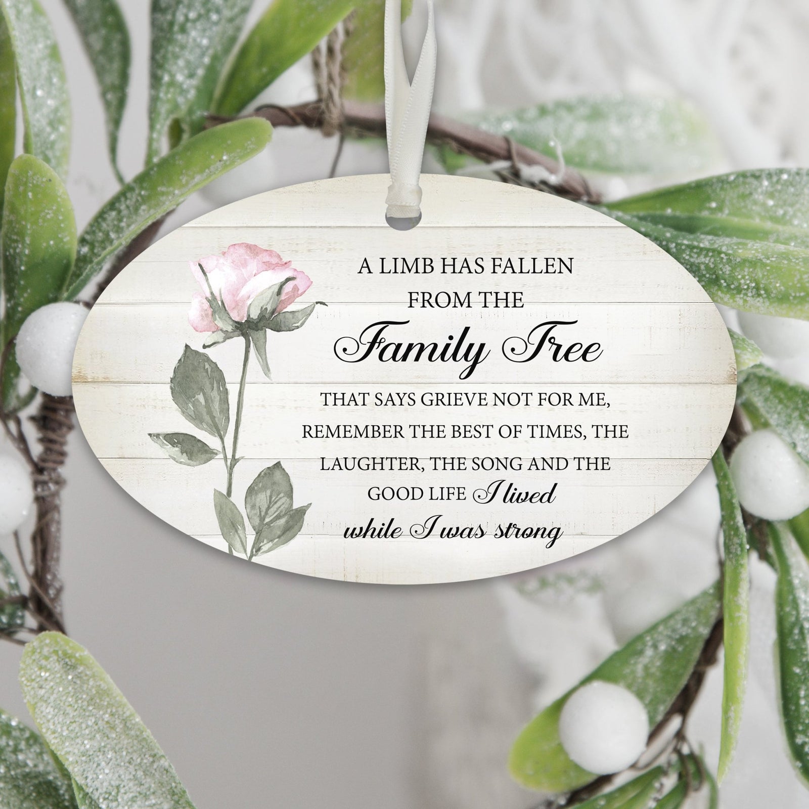 Hanging Memorial Bereavement Ornament for Loss of Loved One - LifeSong Milestones