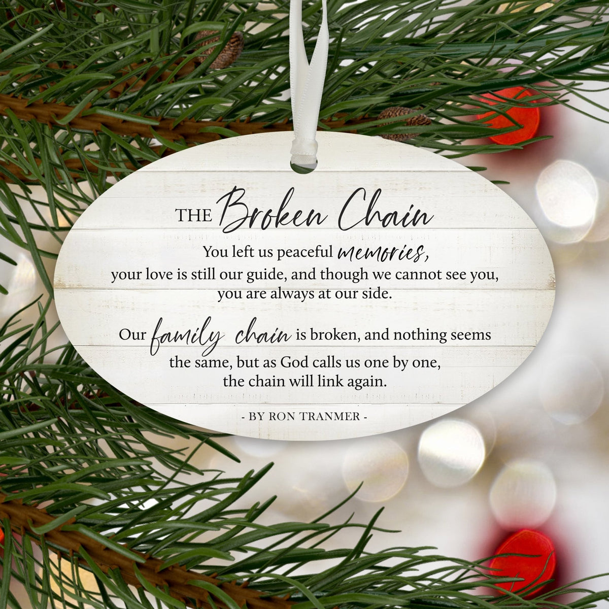 Hanging Memorial Bereavement Ornament for Loss of Loved One - LifeSong Milestones