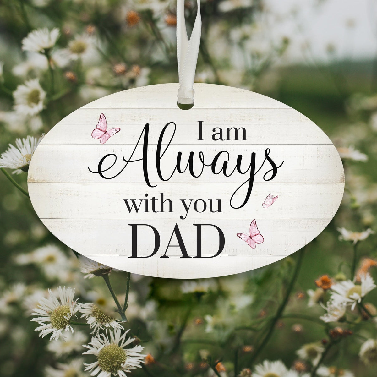 Hanging Memorial Bereavement Ornament for Loss of Loved One - I Am Always With You - LifeSong Milestones