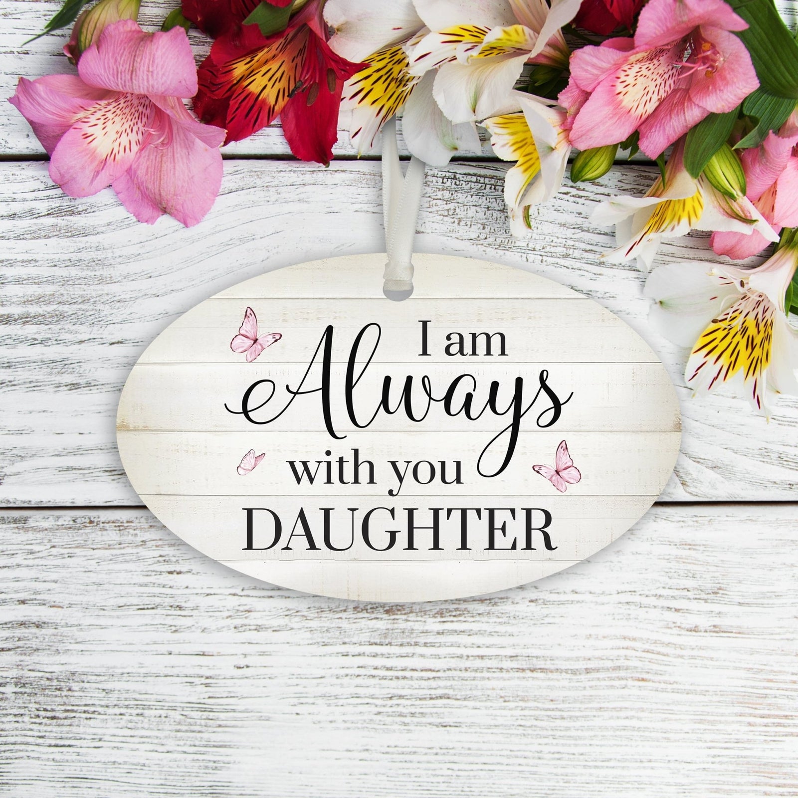 Hanging Memorial Bereavement Ornament for Loss of Loved One - I Am Always With You - LifeSong Milestones