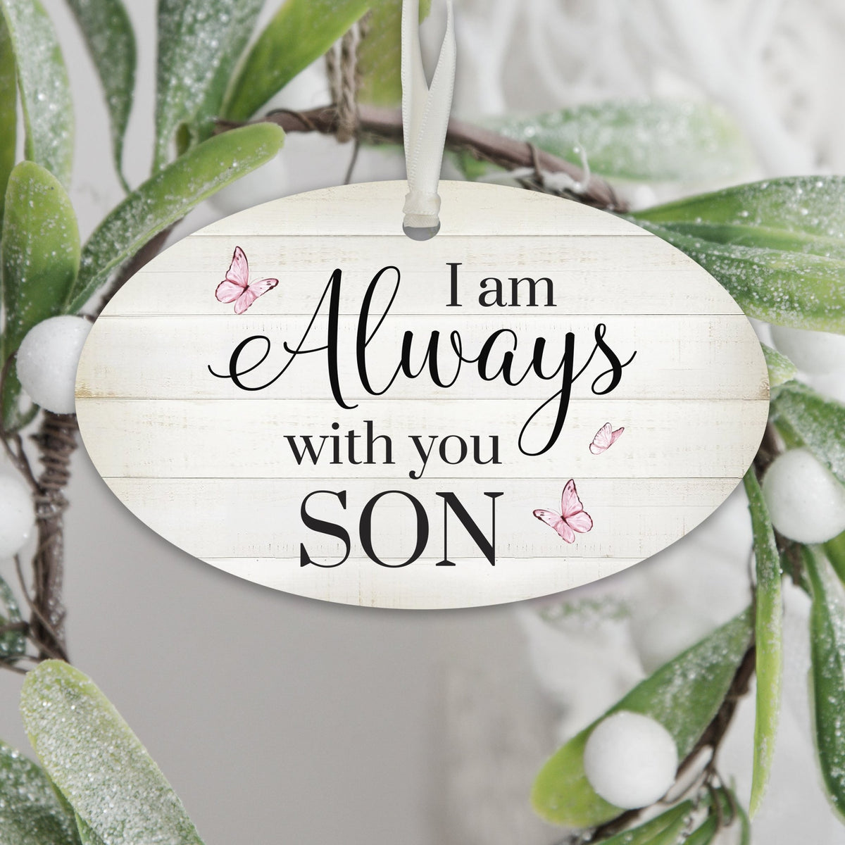 Hanging Memorial Bereavement Ornament for Loss of Loved One - I Am Always With You - LifeSong Milestones