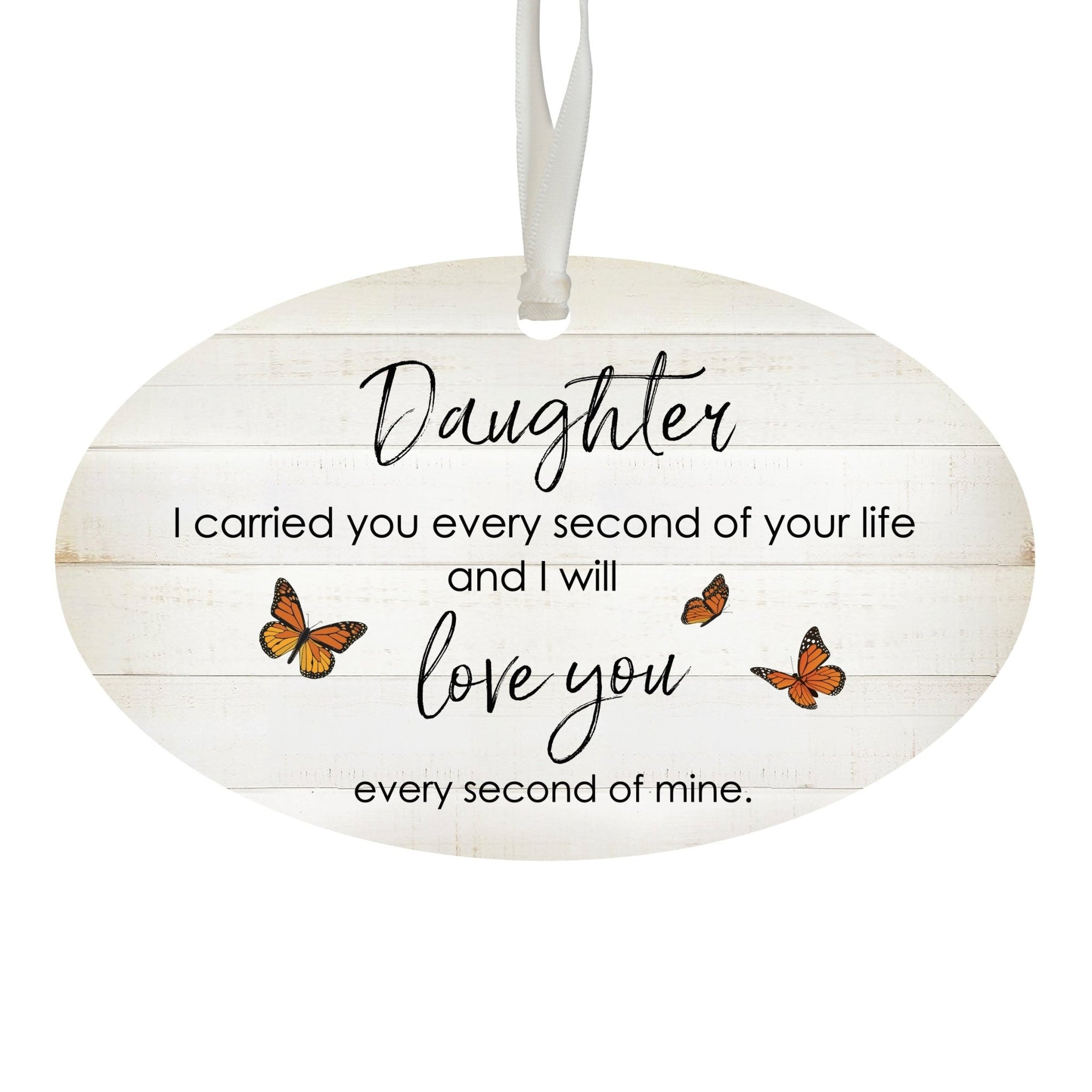 Hanging Memorial Bereavement Ornament for Loss of Loved One - I Carried You Every - LifeSong Milestones