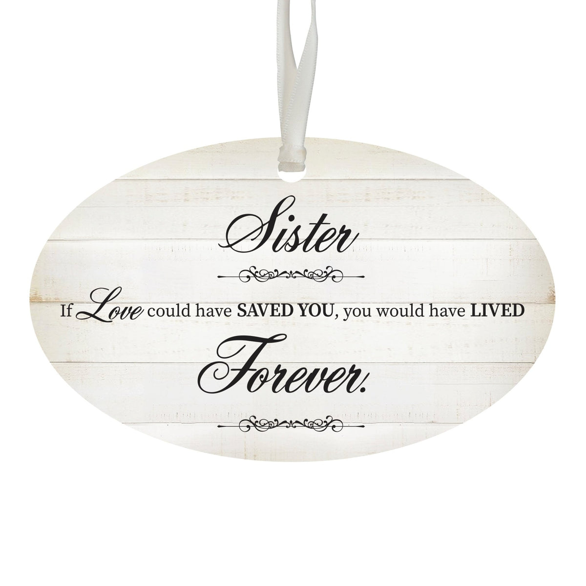 Hanging Memorial Bereavement Ornament for Loss of Loved One - If Love Could - LifeSong Milestones