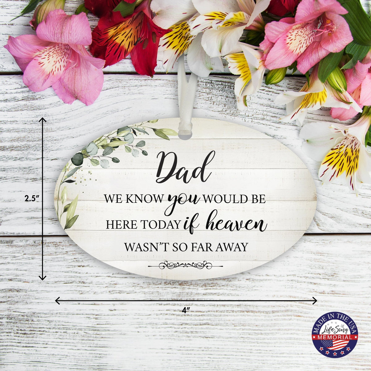 Hanging Memorial Bereavement Ornament for Loss of Loved One - We Know You Would - LifeSong Milestones