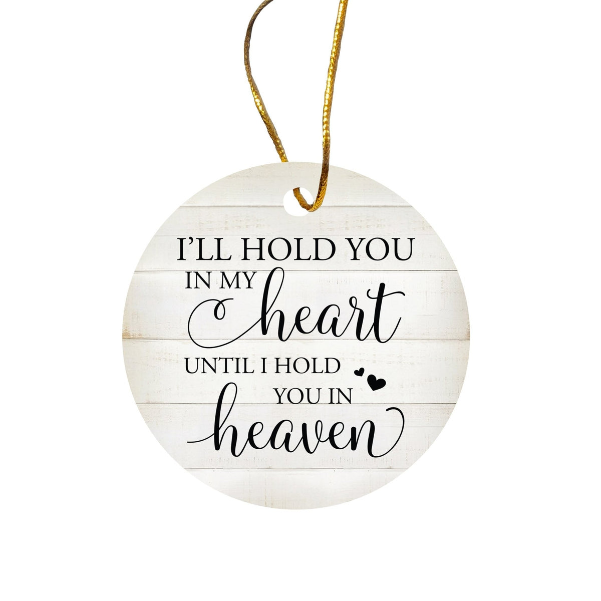 Hanging Memorial Ceramic Ornament for Loss of Loved One - LifeSong Milestones