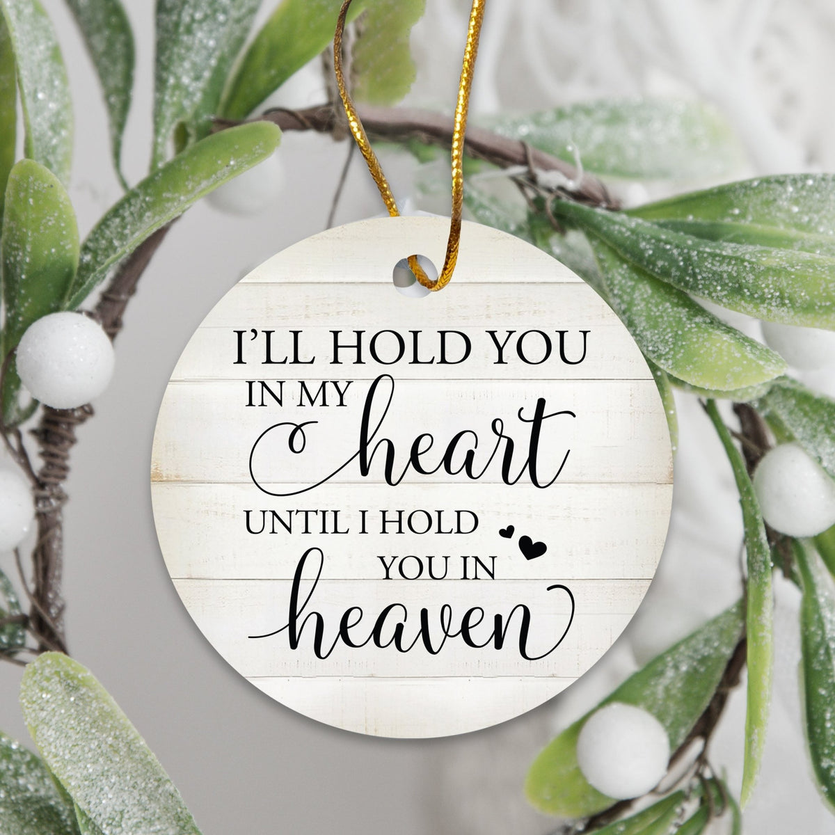 Hanging Memorial Ceramic Ornament for Loss of Loved One - LifeSong Milestones