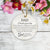 Hanging Memorial Ceramic Ornament for Loss of Loved One - I Thought Of You - LifeSong Milestones