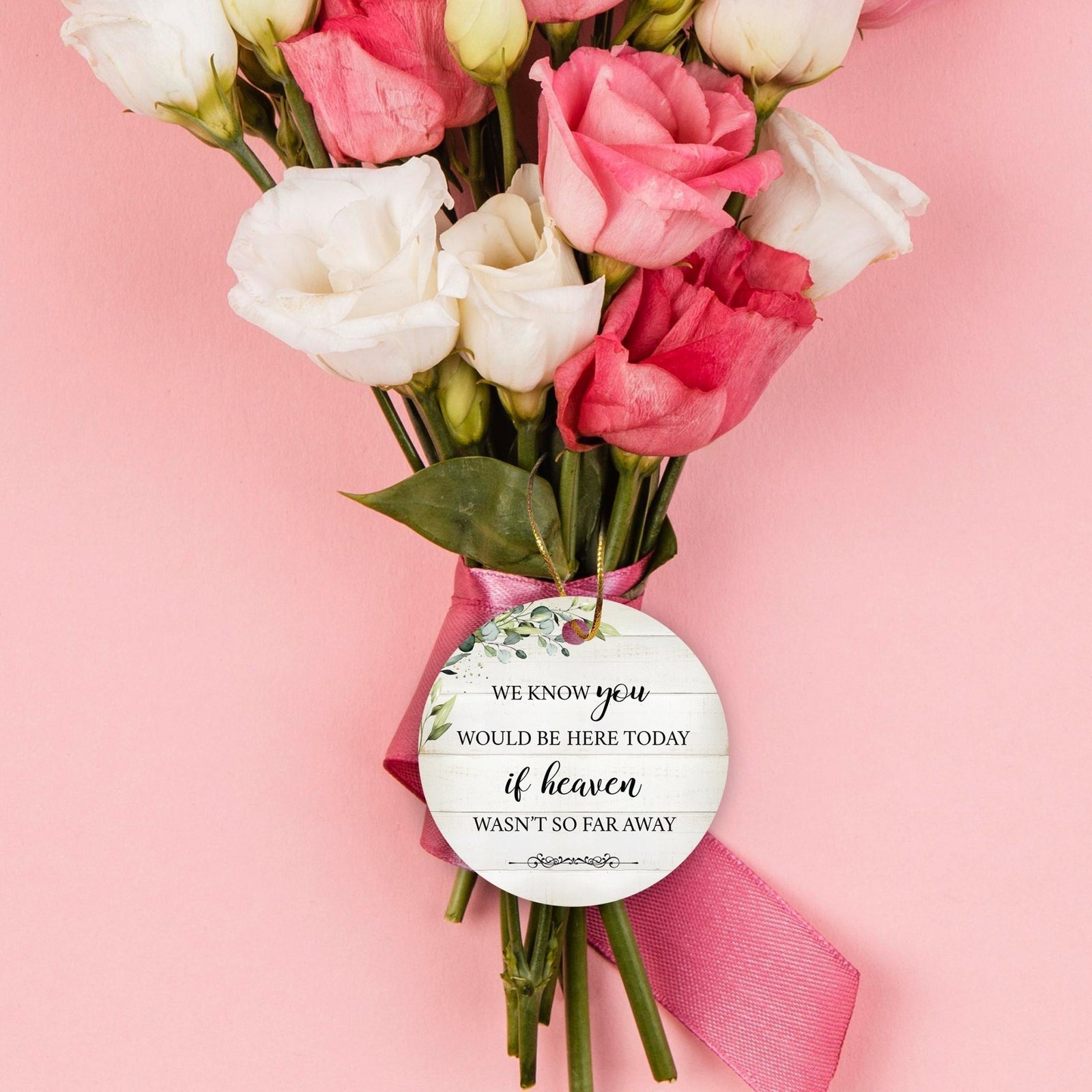 Hanging Memorial Ceramic Ornament for Loss of Loved One - We Know You Would - LifeSong Milestones