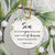 Hanging Memorial Ceramic Ornament for Loss of Loved One - We Know You Would - LifeSong Milestones