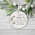 Hanging Memorial Round Ornament for Loss of Loved One - LifeSong Milestones