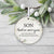 Hanging Memorial Round Ornament for Loss of Loved One - Until We Meet Again - LifeSong Milestones