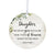 Hanging Memorial Round Ornament for Loss of Loved One - We Know You Would - LifeSong Milestones