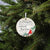 Round ornament gift memorial decorations for a heartfelt and thoughtful holiday tribute.