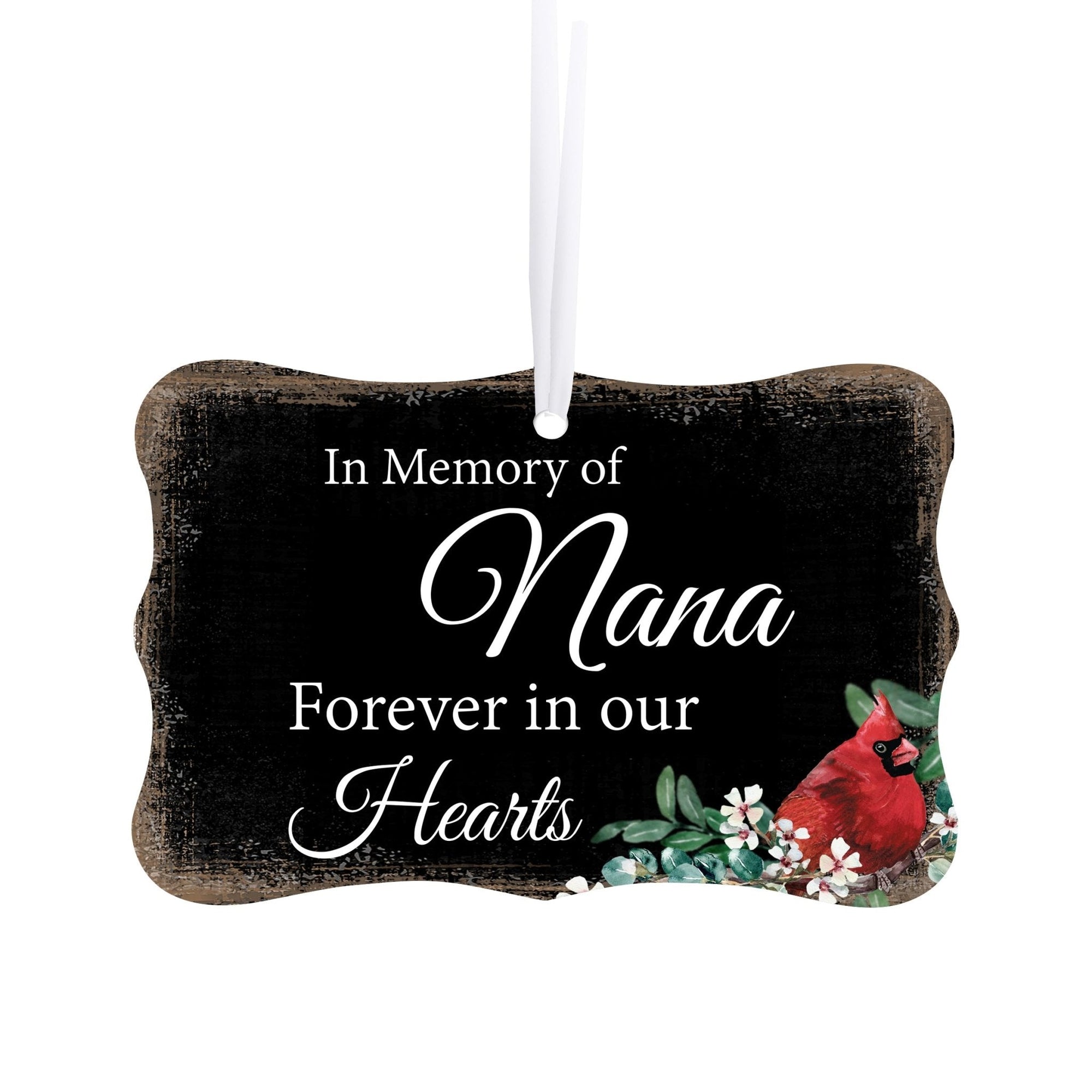 Hanging Memorial Scalloped Ornament Signs for Bereavement Gifts - LifeSong Milestones