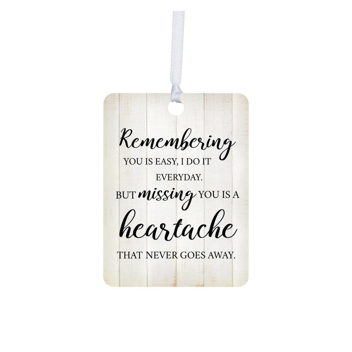 Hanging Memorial Vertical Ornament for Loss of Loved One - LifeSong Milestones