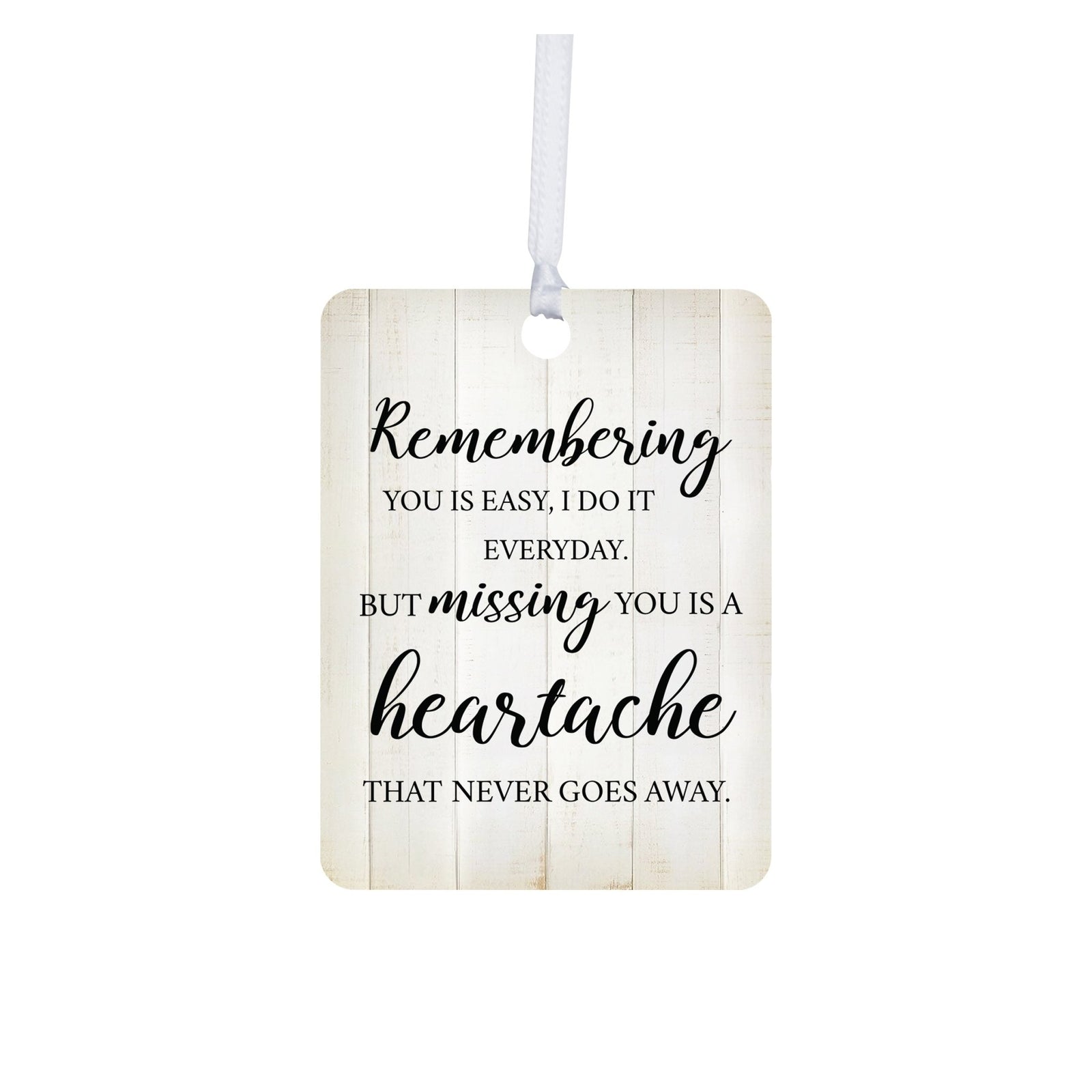 Hanging Memorial Vertical Ornament for Loss of Loved One - LifeSong Milestones