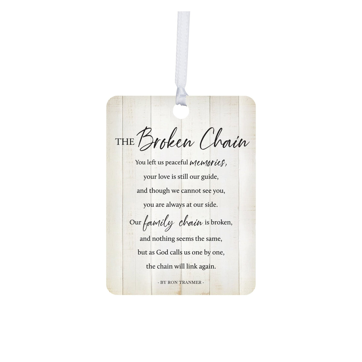 Hanging Memorial Vertical Ornament for Loss of Loved One - LifeSong Milestones