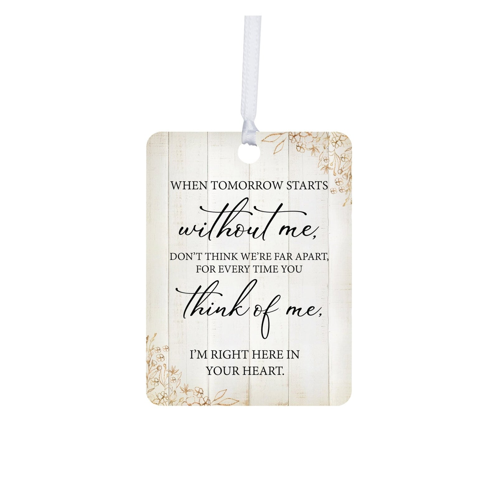 Hanging Memorial Vertical Ornament for Loss of Loved One - LifeSong Milestones
