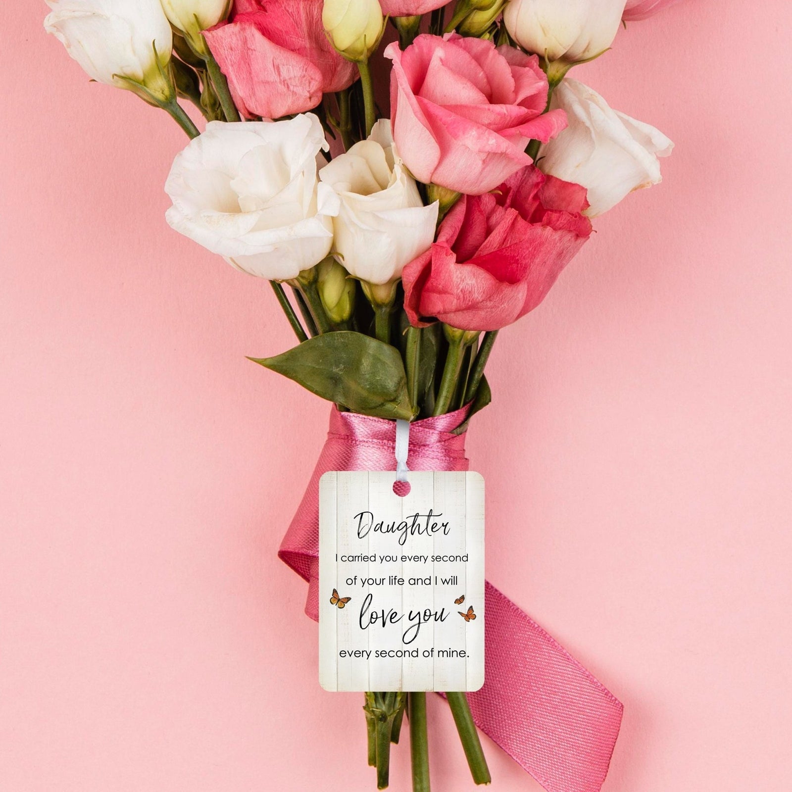 Hanging Memorial Vertical Ornament for Loss of Loved One - I Carried You Every - LifeSong Milestones