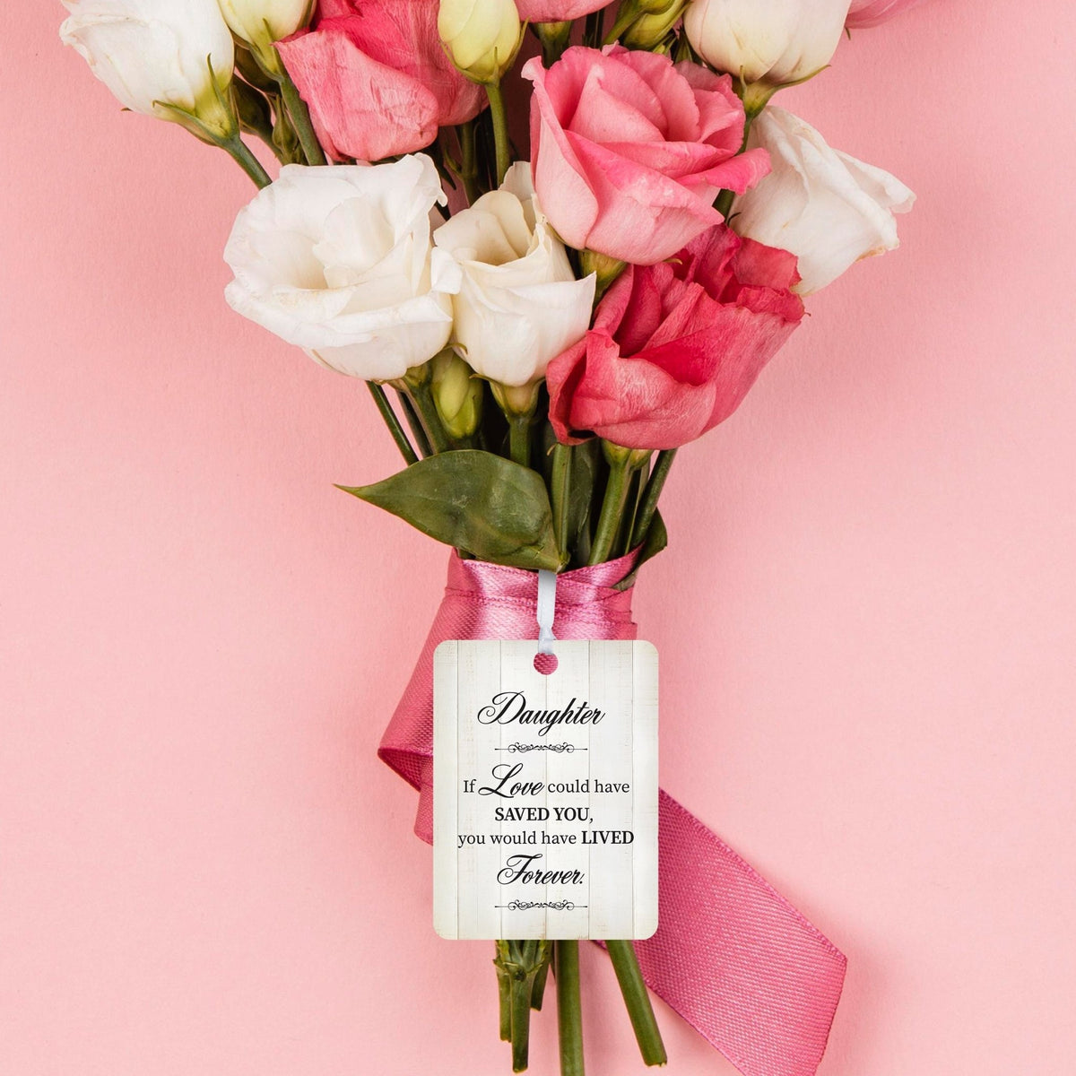 Hanging Memorial Vertical Ornament for Loss of Loved One - If Love Could - LifeSong Milestones