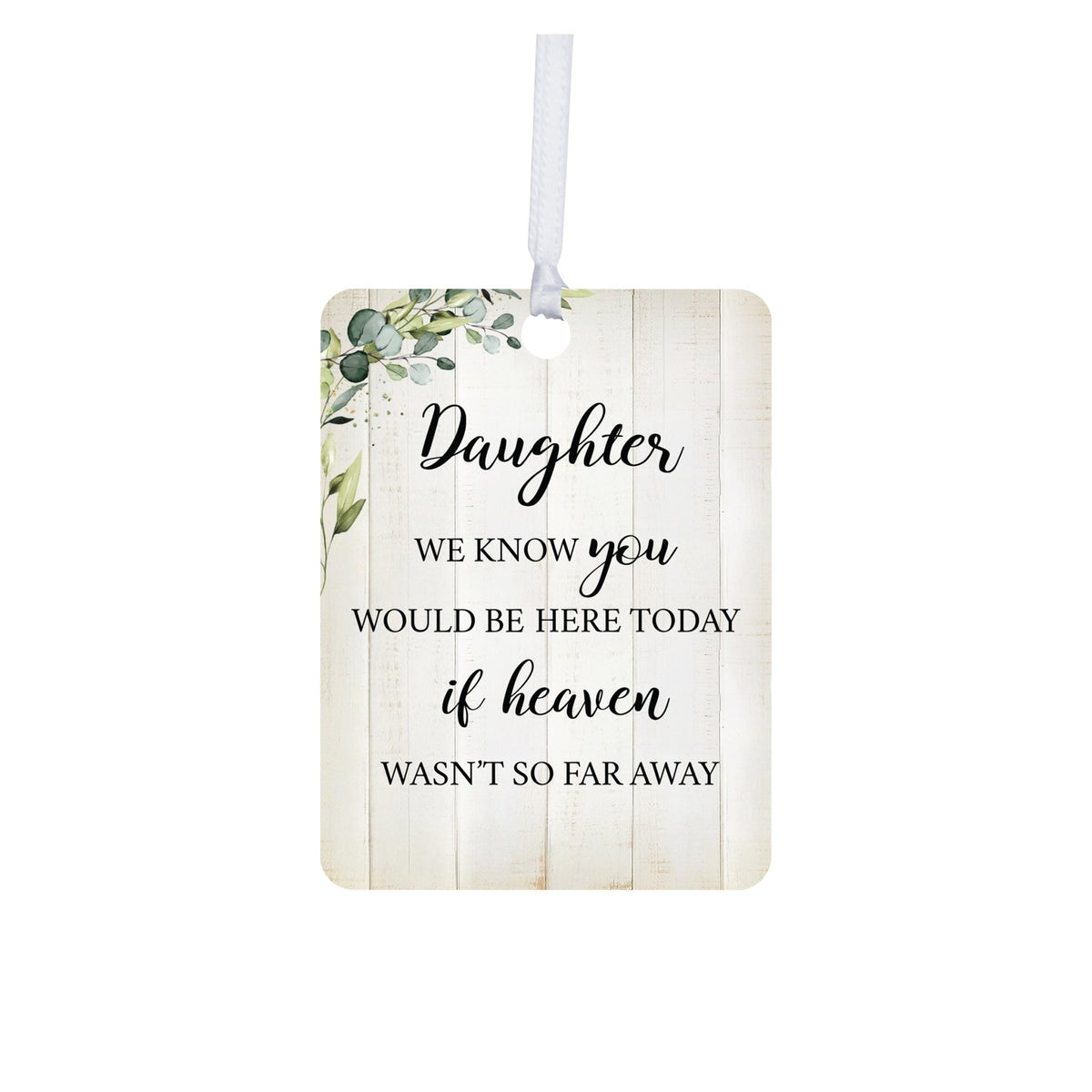 Hanging Memorial Vertical Ornament for Loss of Loved One - We Know You Would - LifeSong Milestones