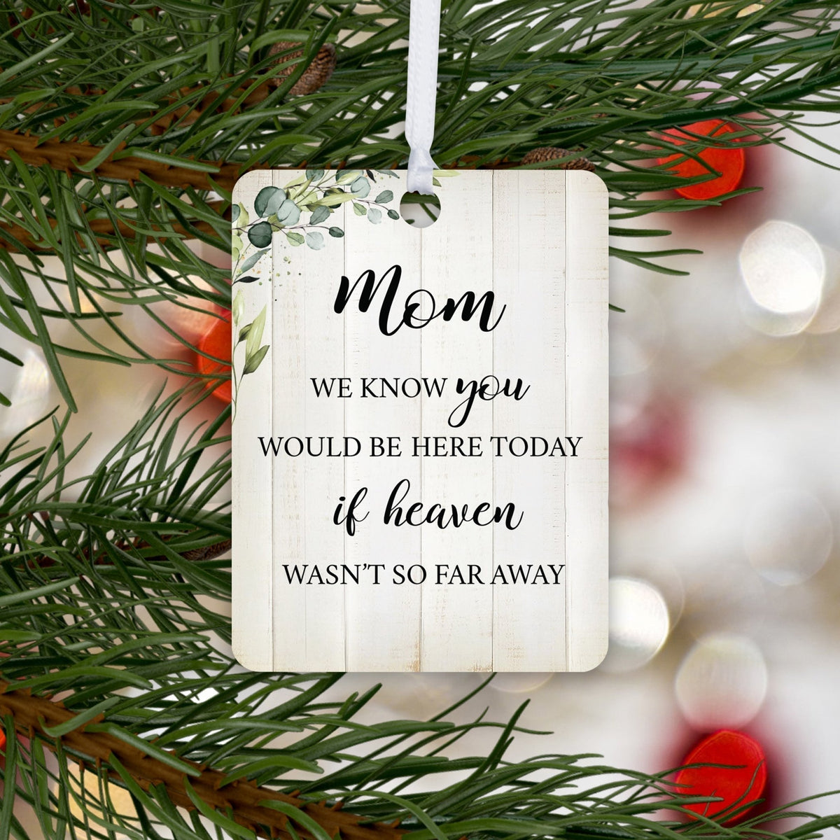 Hanging Memorial Vertical Ornament for Loss of Loved One - We Know You Would - LifeSong Milestones