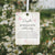 Hanging Memorial Vertical Ornament for Loss of Loved One - We Thought Of You - LifeSong Milestones
