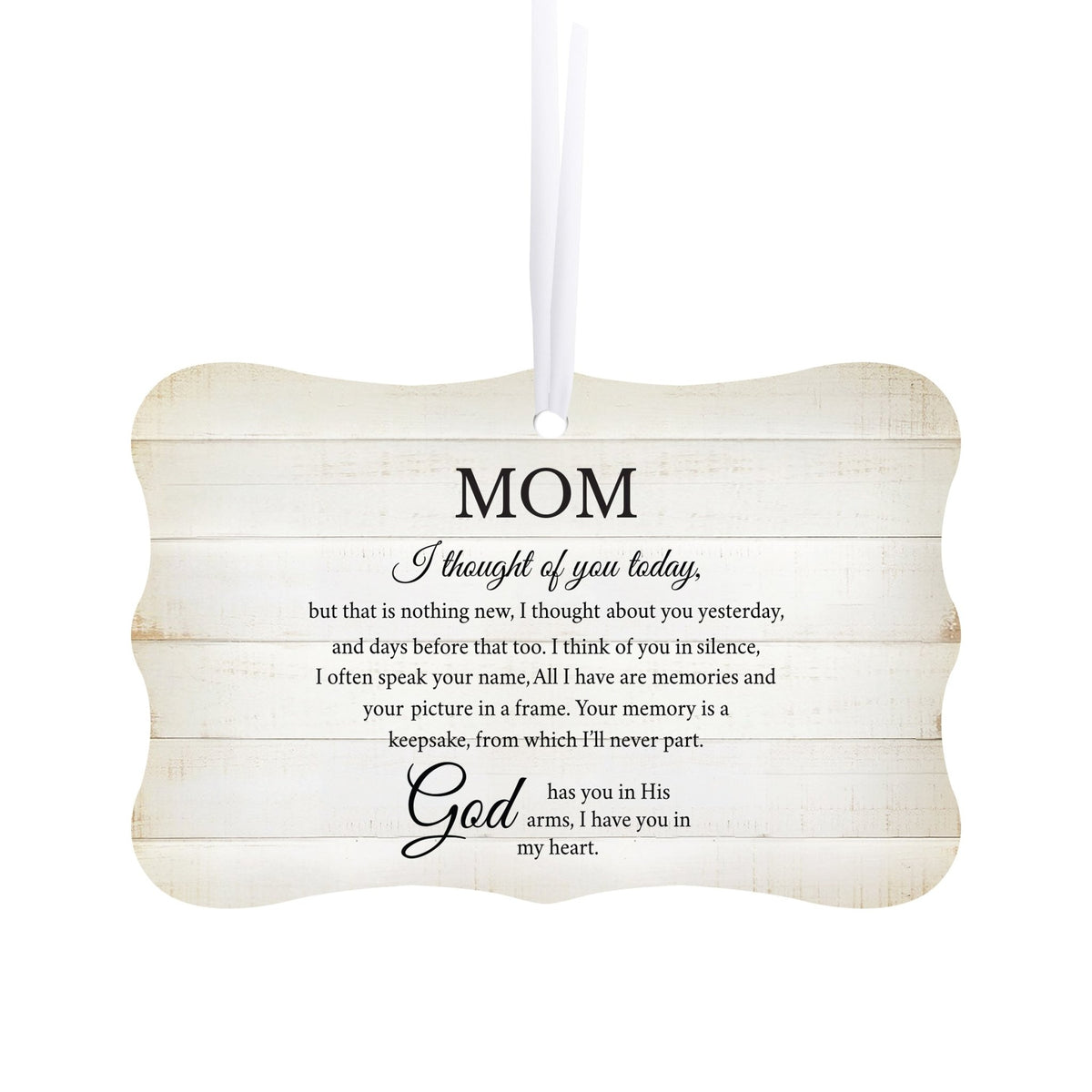 Memorial ornament to keep the memory of your loved one alive – a meaningful gift for bereaved hearts.