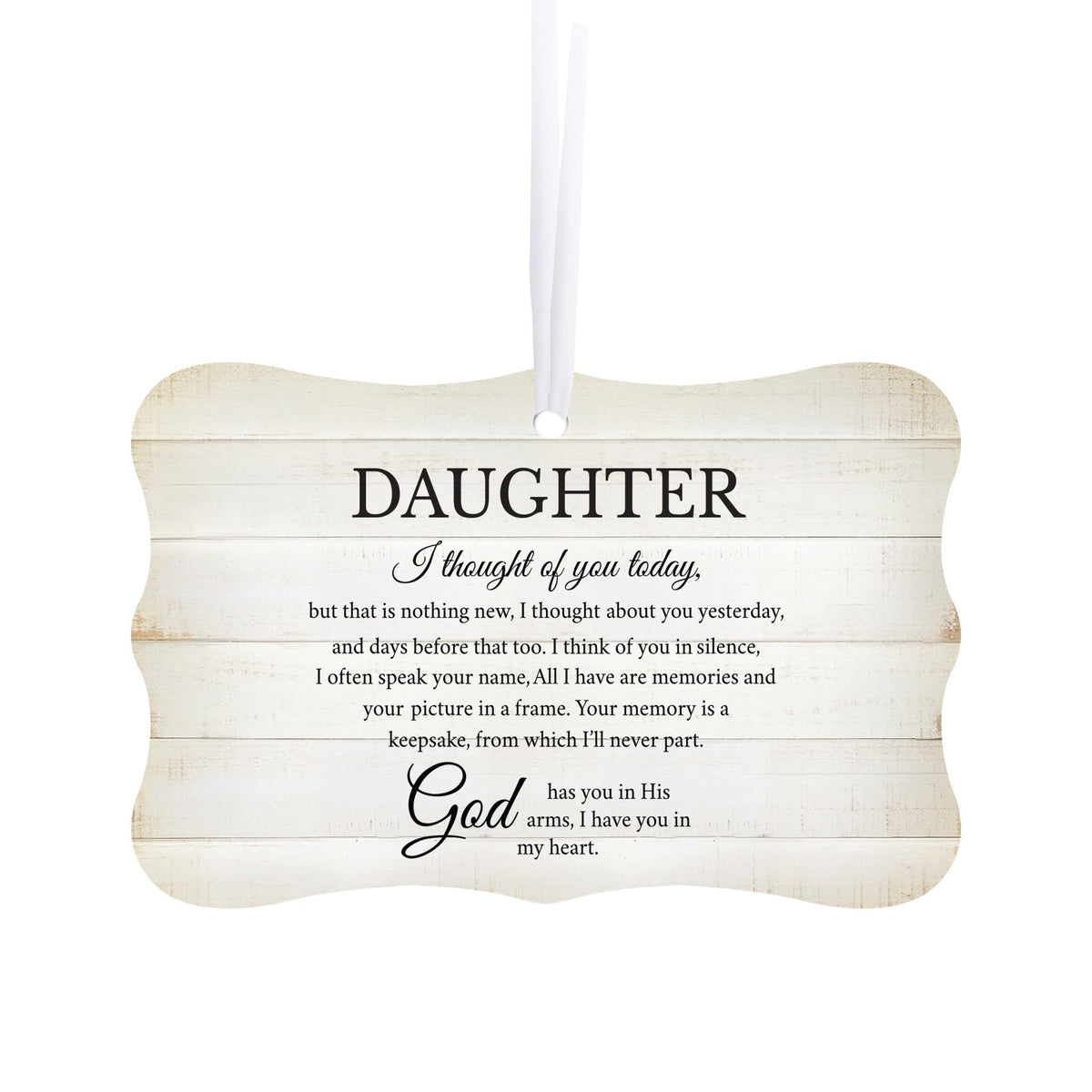 Memorial ornament to keep the memory of your loved one alive – a meaningful gift for bereaved hearts.