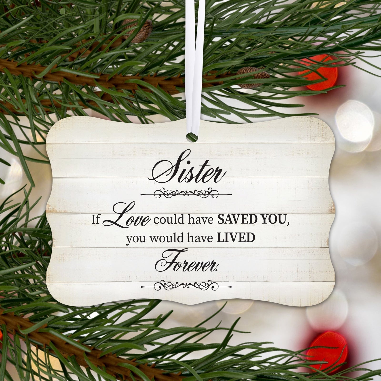 Comforting Memorial Gifts for Loss of Loved One: Lifesong Milestones Ornament.