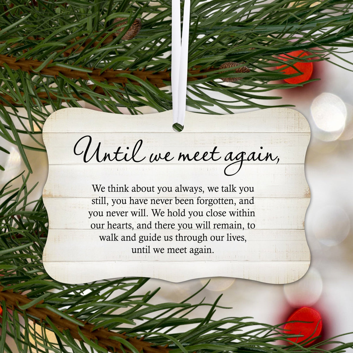 Comforting Memorial Gifts for Loss of Loved One: Lifesong Milestones Ornament.