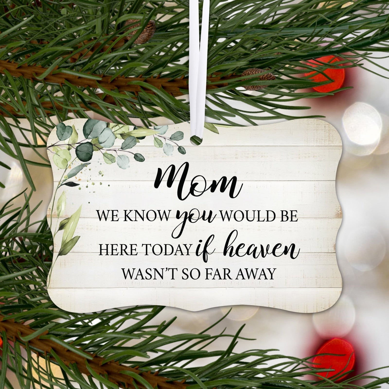 Comforting Memorial Gifts for Loss of Loved One: Lifesong Milestones Ornament.