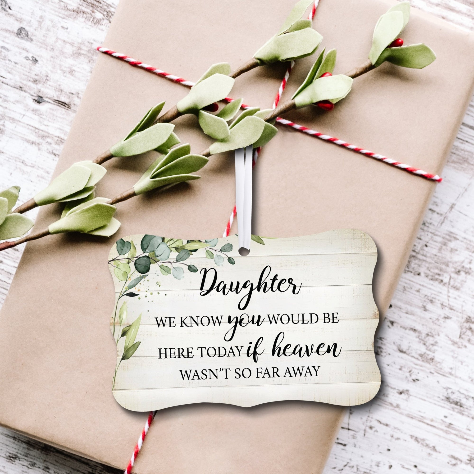 Beautiful memorial ornament with a comforting message – a cherished keepsake for those in grief