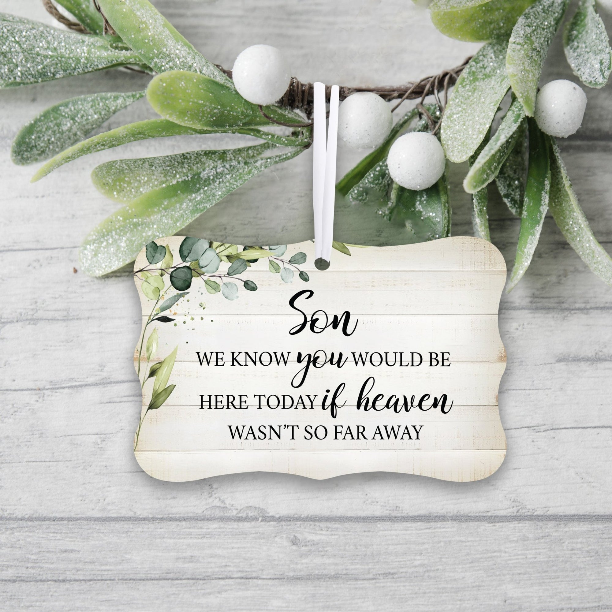 Beautiful memorial ornament with a comforting message – a cherished keepsake for those in grief