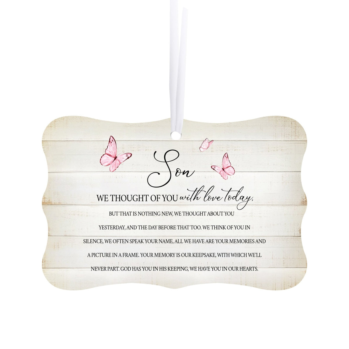 Memorial ornament to keep the memory of your loved one alive – a meaningful gift for bereaved hearts.