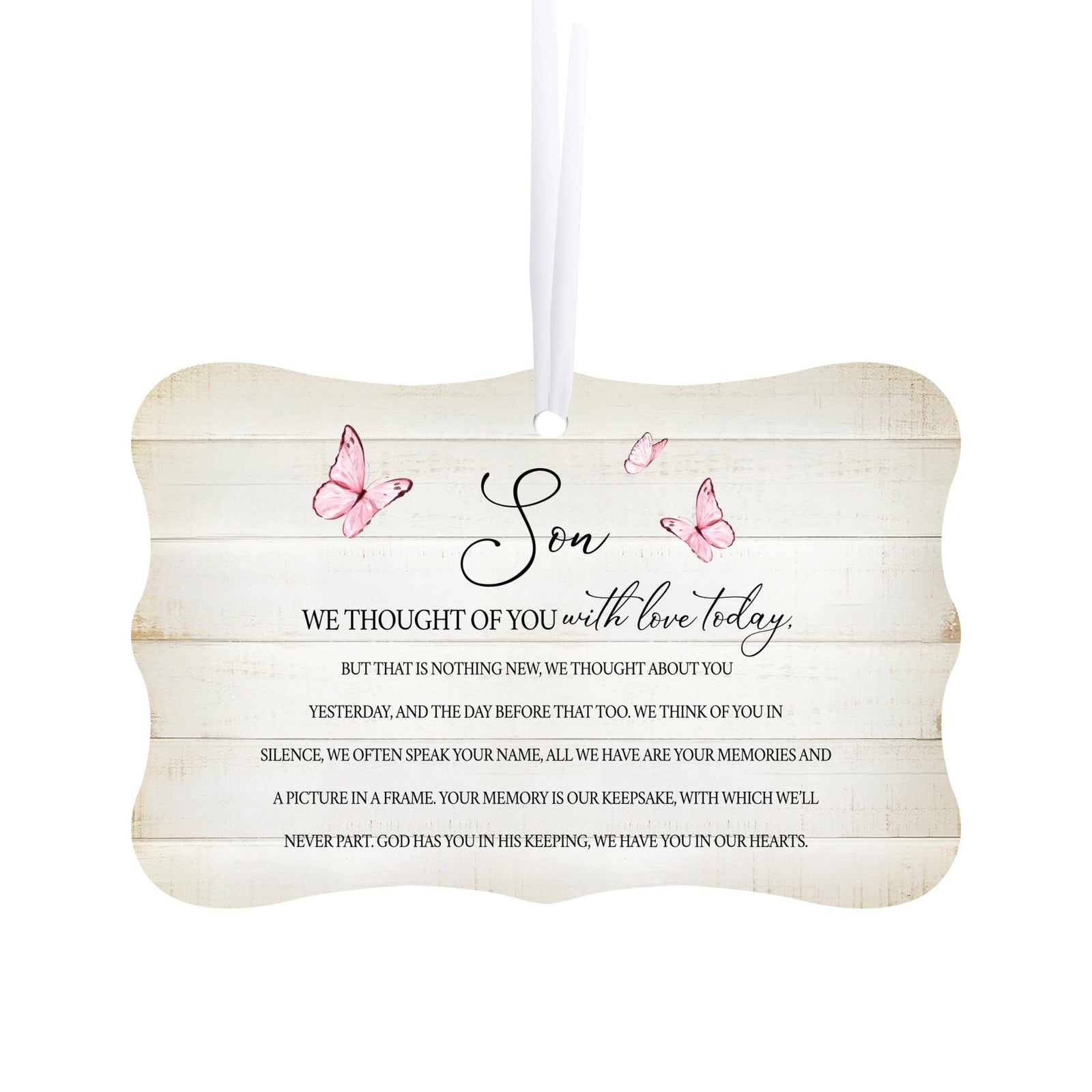 Memorial ornament to keep the memory of your loved one alive – a meaningful gift for bereaved hearts.