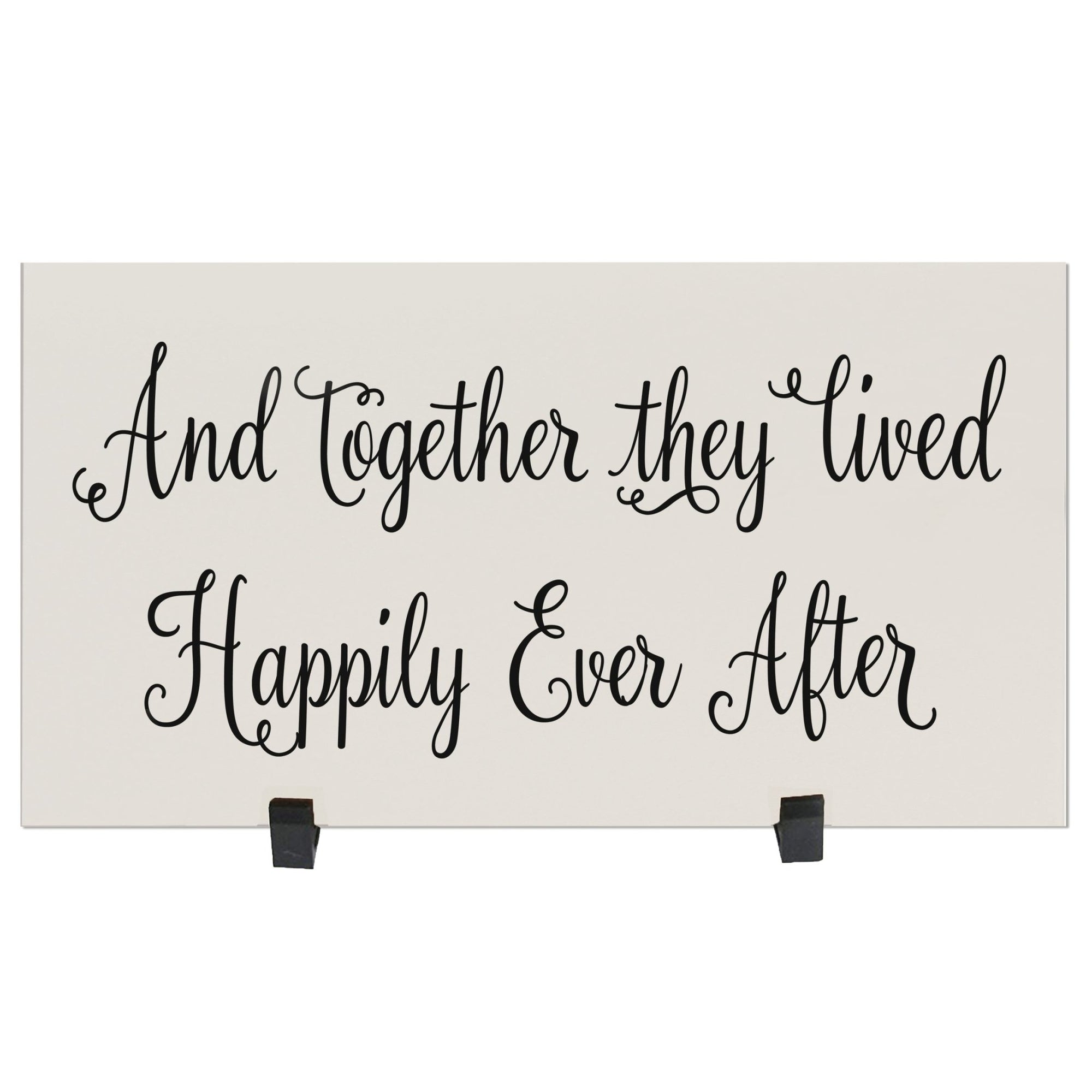 Home and Family Plaques Wall Home Decor - And Together - LifeSong Milestones