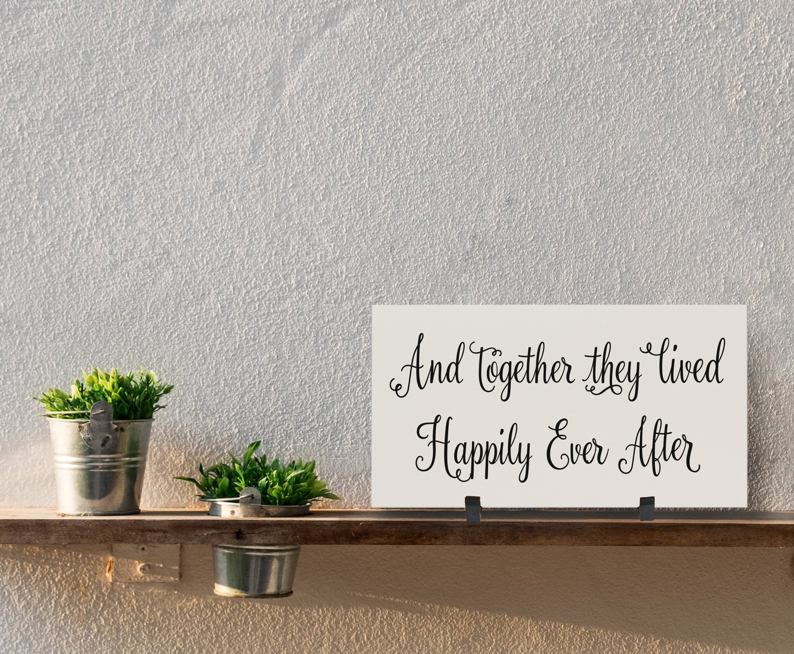 Home and Family Plaques Wall Home Decor - And Together - LifeSong Milestones
