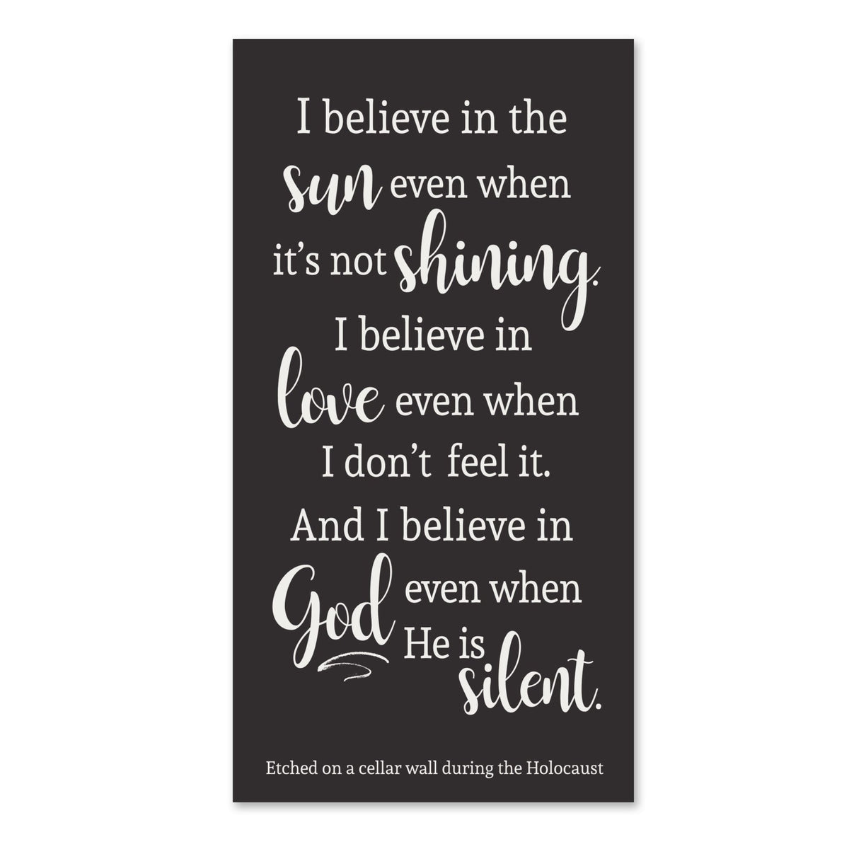 Home and Family Plaques Wall Home Decor - Believe In The Sun - LifeSong Milestones
