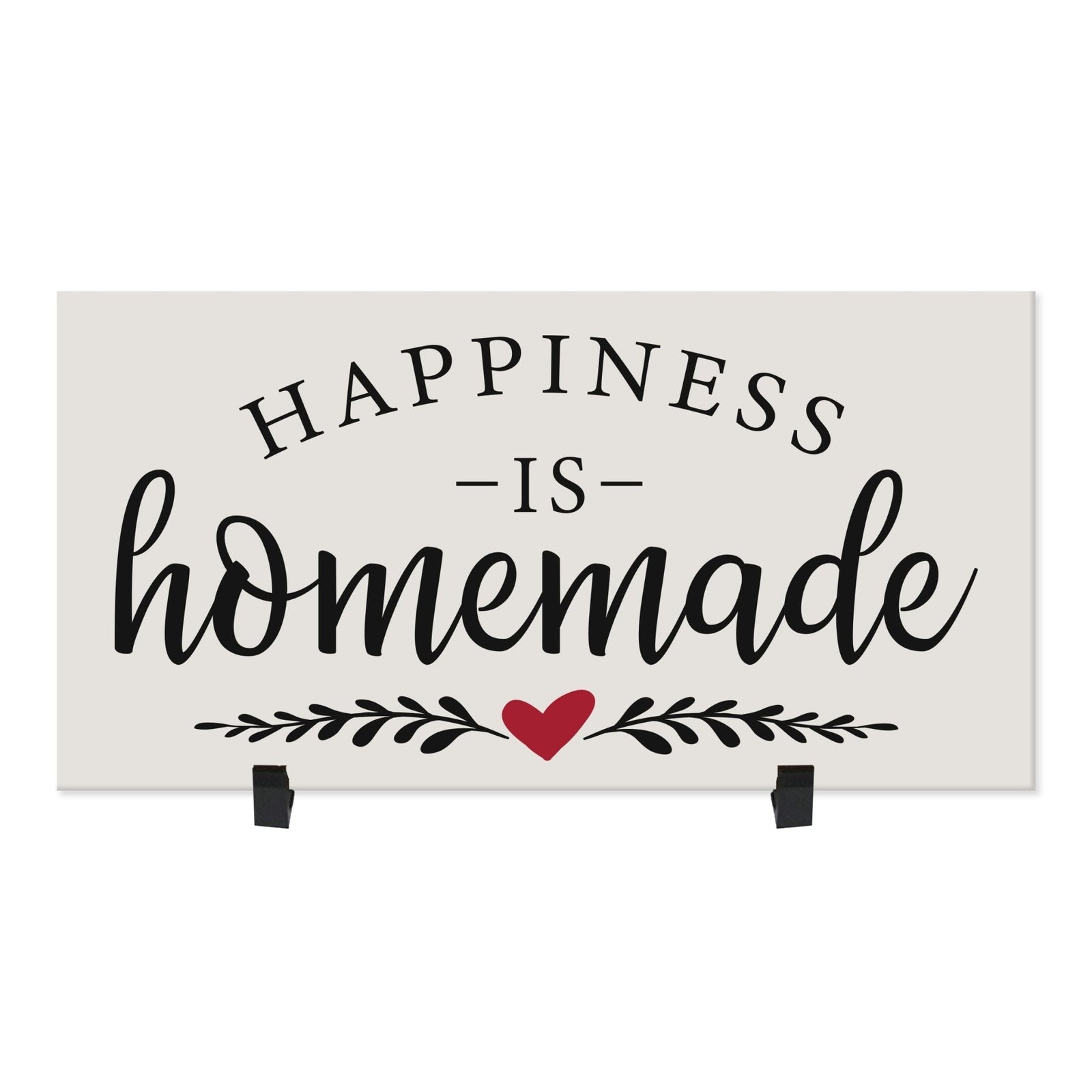 Home and Family Plaques Wall Home Decor - Happiness Is Homemade - LifeSong Milestones