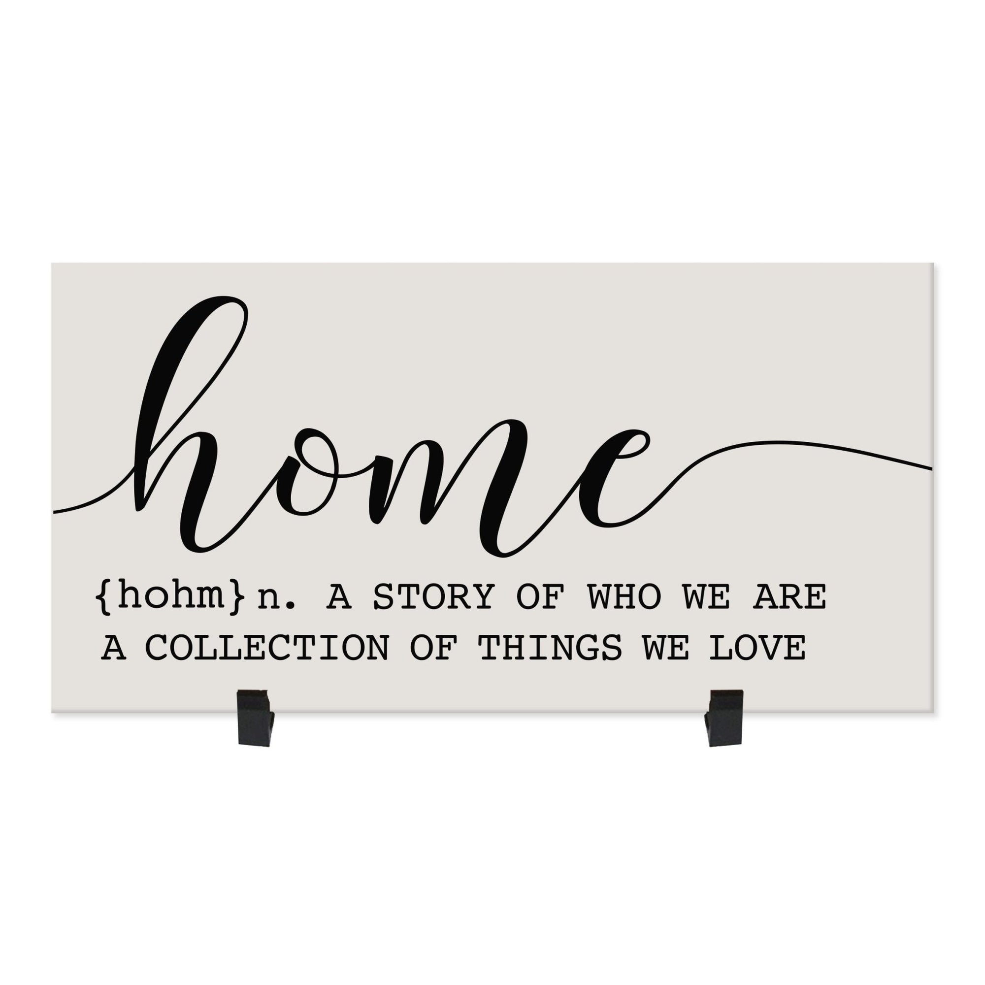 Home and Family Plaques Wall Home Decor - Home Definition - LifeSong Milestones