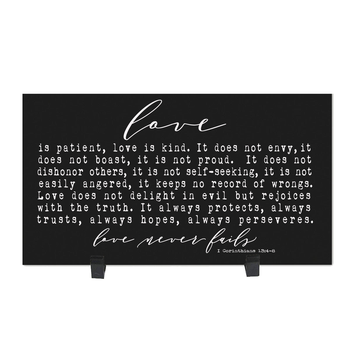 Home and Family Plaques Wall Home Decor - Love Is Patient - LifeSong Milestones