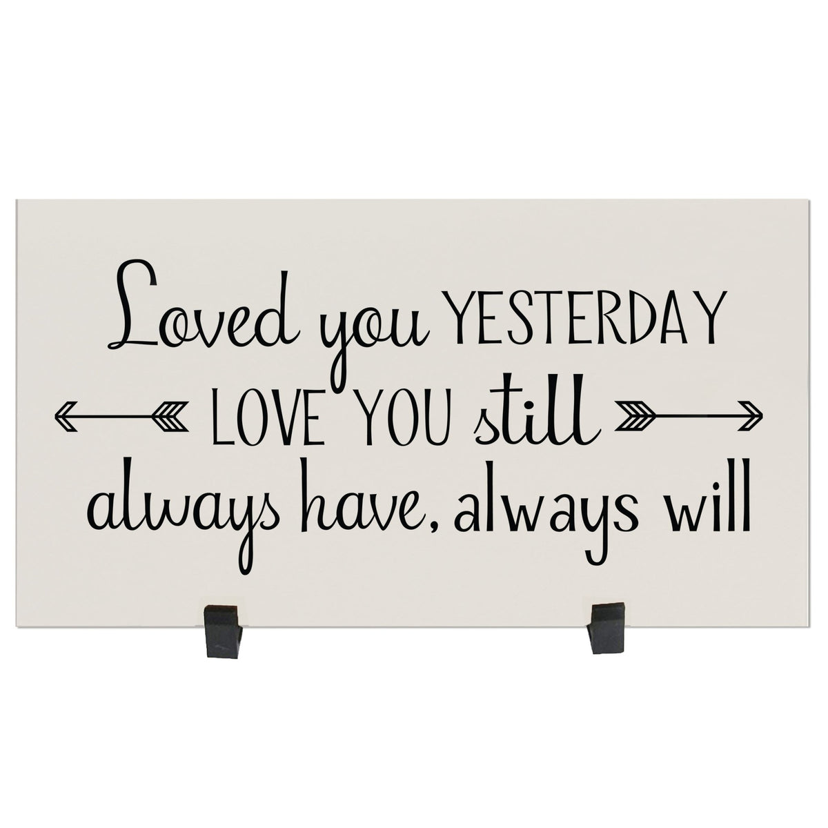 Home and Family Plaques Wall Home Decor - Loved You Yesterday - LifeSong Milestones